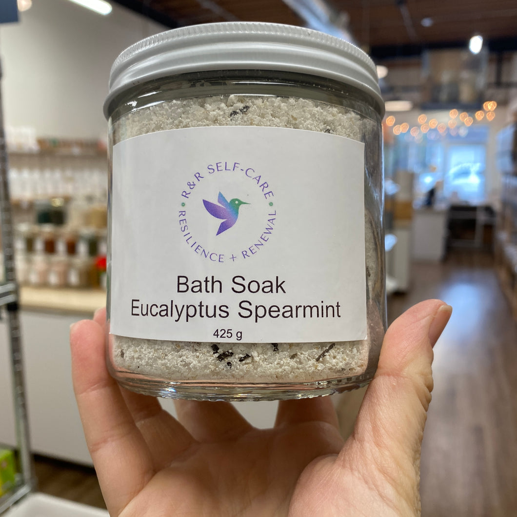 Bath Soak, Eucalyptus Spearmint, R & R Self-Care